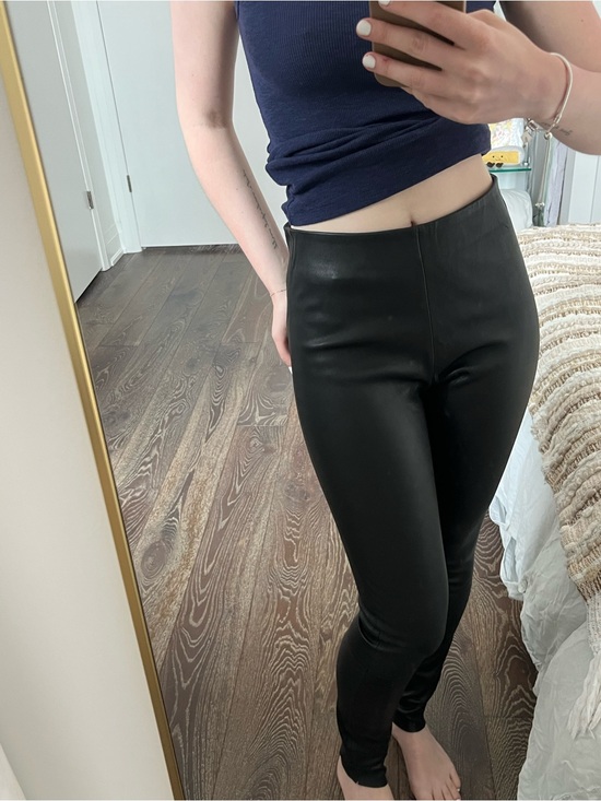 By Malene Birger Pants - By Malene Birger Black Leather Pants/Leggings